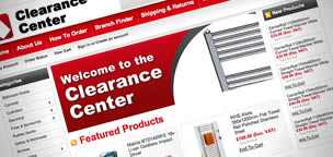 Clearance Center Website